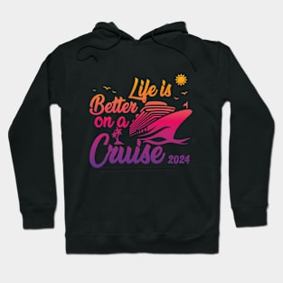 Family Cruise Party 2024 Summer Group Vacation Matching Hoodie